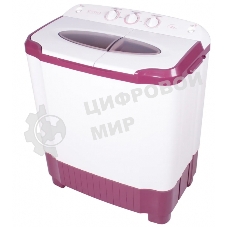 Стиральная машина EVGO WS-50PET белый/красный загр. вертикальная макс.:5 кг 1350 об/мин класс: А+