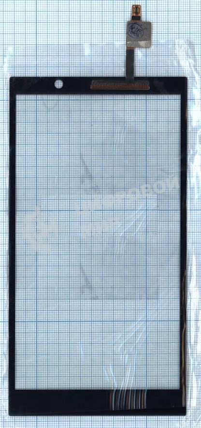 Сенсорное стекло (тачскрин) для HP Slate 6 VoiceTab, черное