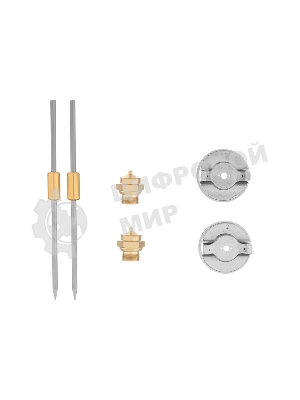 Краскопульт пневматический Matrix с нижним бачком v=10k + сопладиаметром 1.2 1.5 и 1.8мм