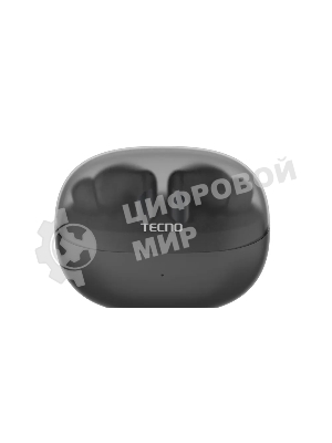 Наушники TWS Tecno Buds 4 черный, внутриканальные, Bluetooth, до 6 ч