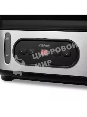 Пароварка электрическая Kitfort КТ-4082 3ярус. 800Вт серебристый
