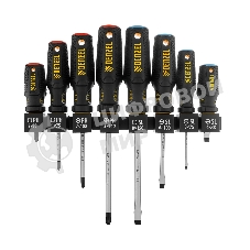 Набор отверток на полке Denzel 8 шт., PH+SL, S2, 3к рукоятка