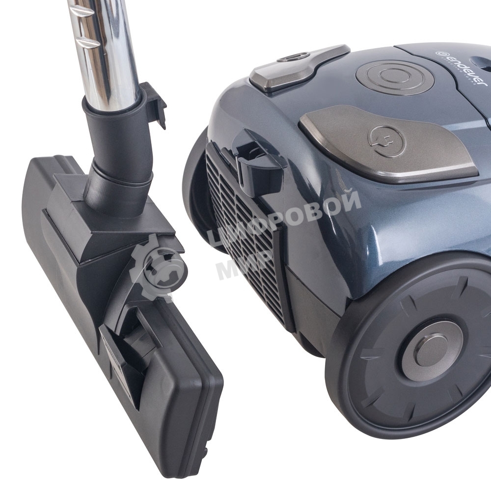 Пылесос Endever SkyClean VC-252 синий/серый, 350/1800 Вт, уборка сухая, пылесборник мешок 2.5 л