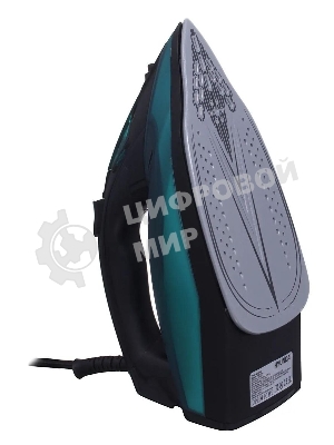 Утюг Hyundai H-SI01124 черный/зеленый, 2600 Вт, 25 г/мин, 220 г/мин, 420 мл