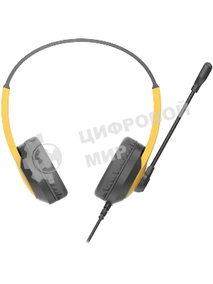 Гарнитура A4Tech Fstyler FH100U желтый/черный, проводная