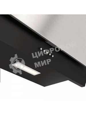 Вытяжка наклонная Elikor Титан 60Н-430-К3Д чёрный/серебристый, 60 см, 430 м³/ч, 34 дБ