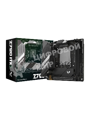Материнская плата Maxsun iCraft Z790ITX WI-FI, LGA1700, Intel Z790, 2xDDR5, 4xSATA, 2xM.2, 1xPCIe 5.0 x16, 1xDP, 1xHDMI, 1x2.5Gb LAN, Wi-Fi 6E, Bluetooth 5.3, 1xUSB-C 20Gbps, 4xUSB-A 5Gbps, 4xUSB-A 2.0, 2x3.5 мм, 5.1, mini-ITX