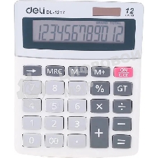 Калькулятор настольный Deli E1217 в ассортименте 12-разр. 1003503