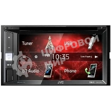 Автомагнитола CD DVD JVC KW-V250BTM 2DIN 4x50Вт