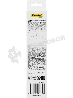 Карандаши цветные Silwerhof Eco 2.6 мм, шестигранный профиль, пластик, ассорти, 6 цветов, коробка с европодвесом