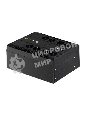 Источник бесперебойного питания ExeGate NEO NNB-650.LED.AVR.8SH.CH 650VA/390W, LED, AVR, 8*Schuko, 4*USB-порта для зарядки, черный