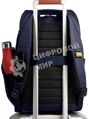 Рюкзак мужской Piquadro Lyss CA6928S143BM/BLU синий полиэстер/натур.кожа