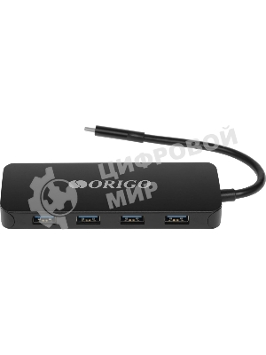 Док-станция ORIGO OU3390SNPD/B1, USB 3.0, USB 3.0/USB Type-C/RJ-45/HDMI/VGA/SD/TF/microSD/3.5мм, USB