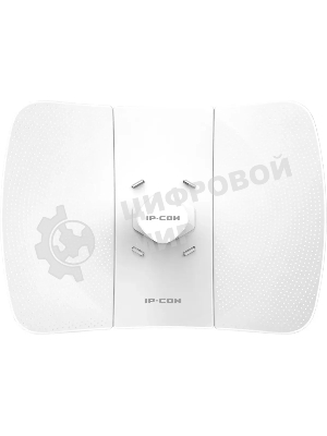 Наружный радиомост IP-COM iLBE-M5 большой дальности действия, 5 ГГц, до 433 Мбит/с, IP64, 1х23dbi, 1х100 Мбит/с, PoE