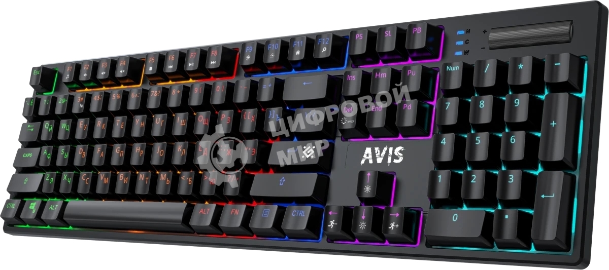 Клавиатура Defender Avis GK-312 проводная, USB Type-A, чёрный