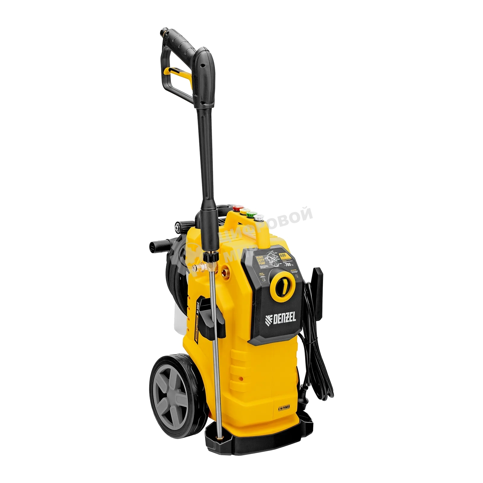 Моечная машина высокого давления Denzel K 90 Power, 3100 Вт, 220 бар, 600 л/ч, асинх. двиг.