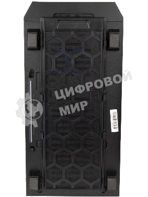 Компьютерный корпус Hiper PB81 черный без БП ATX 3x120мм 2xUSB2.0 2xUSB3.0 audio bott PSU