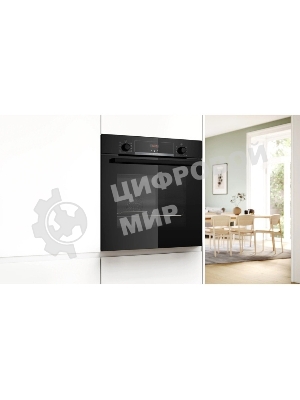Духовой шкаф Bosch HBA534EB3 60 см, встраиваемый, электрический с конвекцией, объем 71 л