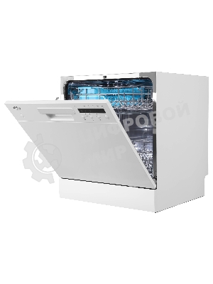 Посудомоечная машина Korting KDFM 25358 W, белый, 55 см, 8 компл., сушка конденсационная, 49 дБ, класс A+
