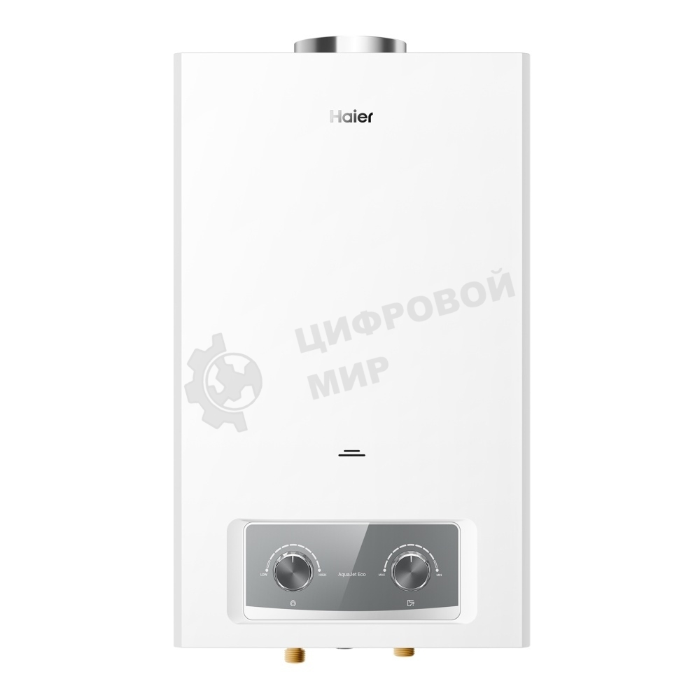 Водонагреватель газовый проточный Haier AquaJet Eco 10 AM белый, проточный, 10 л/мин, 20 кВт