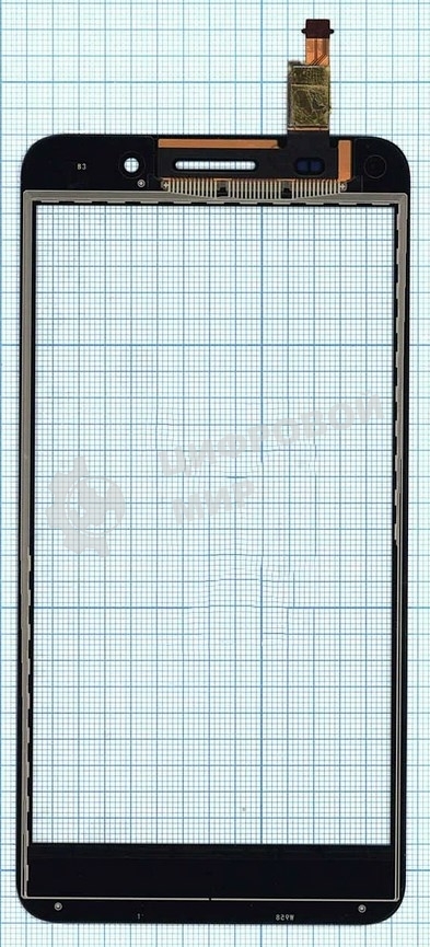Сенсорное стекло (тачскрин) для Huawei Honor 4X, черное