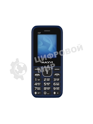 Мобильный телефон Maxvi C27 синий