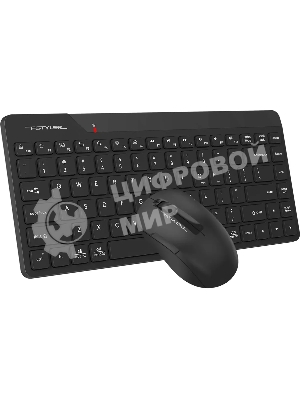 Комплект клавиатура+мышь A4Tech FStyler FG2200 Air2 беспроводной, USB, 1200 DPI, черный
