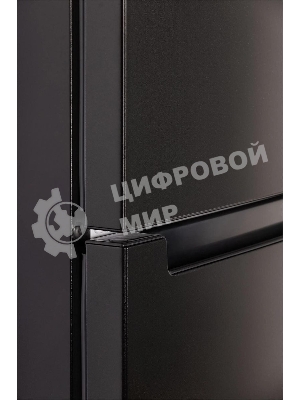 Холодильник Nordfrost NRB 122 B черный двухкамерный 205/70 л морозилка снизу, капельная система