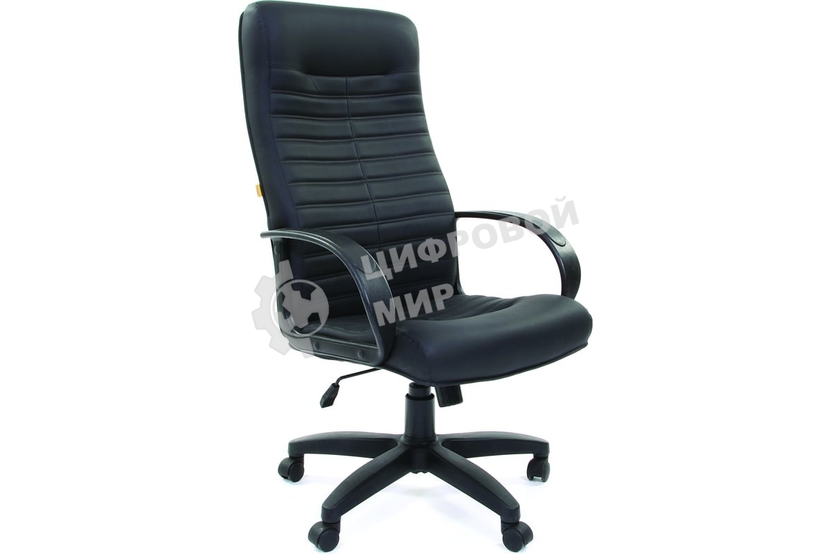 Кресло офисное Chairman 480 LT экопремиум, черный
