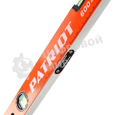 Уровень PATRIOT LRP-600, магнитный, алюминиевый фрезерованный, усиленный, 600мм