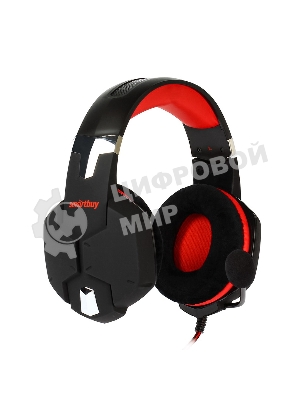 Гарнитура SmartBuy Rush Viper чёрный-красный, проводная, 3.5 мм