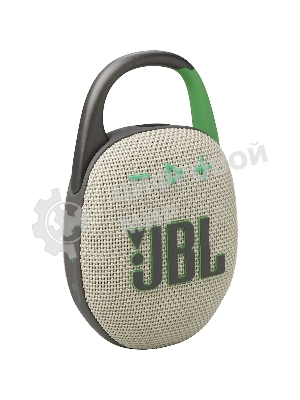 Колонка портативная JBL Clip 5 песочный 7W Mono BT 10м 1400mAh