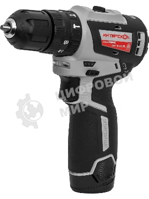 Дрель-шуруповерт ИНТЕРСКОЛ ДАУ-10/12В 38 МиниМАКС, 12 В, 2,5 Ач, 38 Нм, бесщеточный