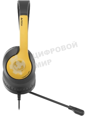 Гарнитура A4Tech Fstyler FH100U желтый/черный, проводная