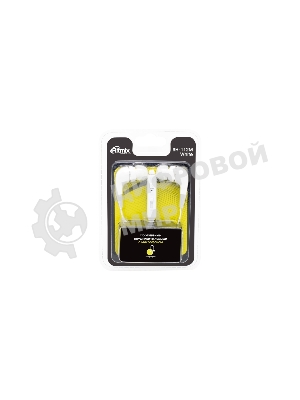 Проводные наушники Ritmix RH-112M белый, вкладыши, Jack 3.5 мм, микрофон на кабеле