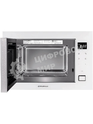 Микроволновая печь встраиваемая Maunfeld MBMO925SGW11 белый, 25 л, 900 Вт, переключатели - сенсор