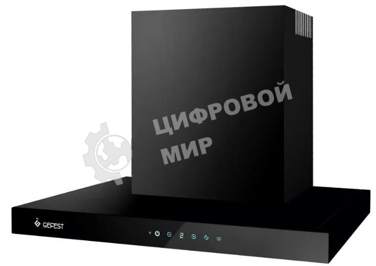 Вытяжка встраиваемая Gefest BO 3606 C23 черный, 60 см, 1000 куб. м/ч, 78 дБ