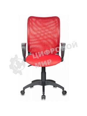 Кресло Бюрократ Ch-599/R/TW-97N красный, сетка, 120 кг, механизм качания