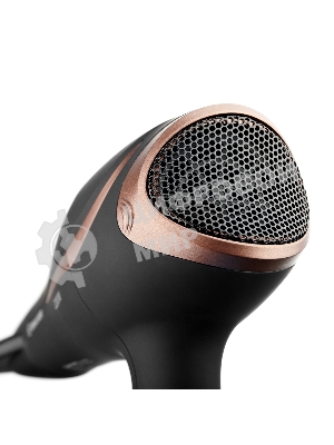 Фен BRAYER BR3000BN черный/розовое золото, 2200 Вт, компактный