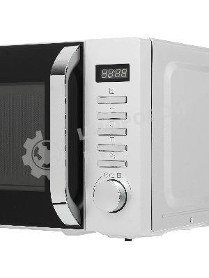 Микроволновая печь Haier HMB-DM208SA серебристый/черный, 20 л, 800 Вт, переключатели - кнопки, поворотный механизм