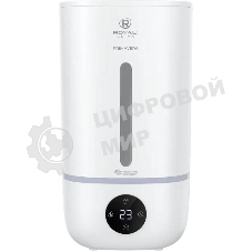 Увлажнитель воздуха Royal Clima PRIMAVERA RUH-PV350/5.0E-WT белый, 35 м², 5 л, ультразвуковой, производительность 350 мл/ч, гигростат, ароматизация, сенсорное управление, подсветка