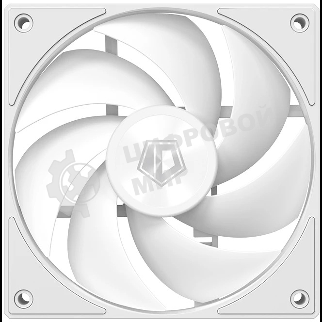 Вентилятор для корпуса ID-COOLING AF-1230-W белый, 120 мм, 2000 об/мин, 31.1 дБ, 4 pin