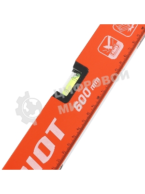 Уровень PATRIOT LRP-600, магнитный, алюминиевый фрезерованный, усиленный, 600мм