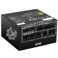 Блок питания ADATA XPG Core Reactor II COREREACTORII750GOLD RTL (COREREACTORII750G-BKCEU), 750Вт, 80 PLUS Gold, 120мм, модульный, черный