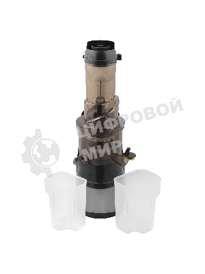 Соковыжималка BBK JCS103 черный/серый, шнековая вертикальная, 420 Вт, 1000 мл, механическое