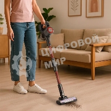 Вертикальный пылесос Kitfort КТ-5539 450Вт красный/серый