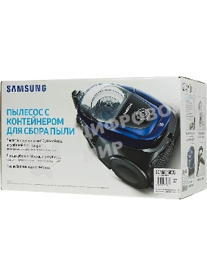 Пылесос Samsung SC18M3160VG титан, 380/1800 Вт, уборка сухая, пылесборник контейнер 2 л