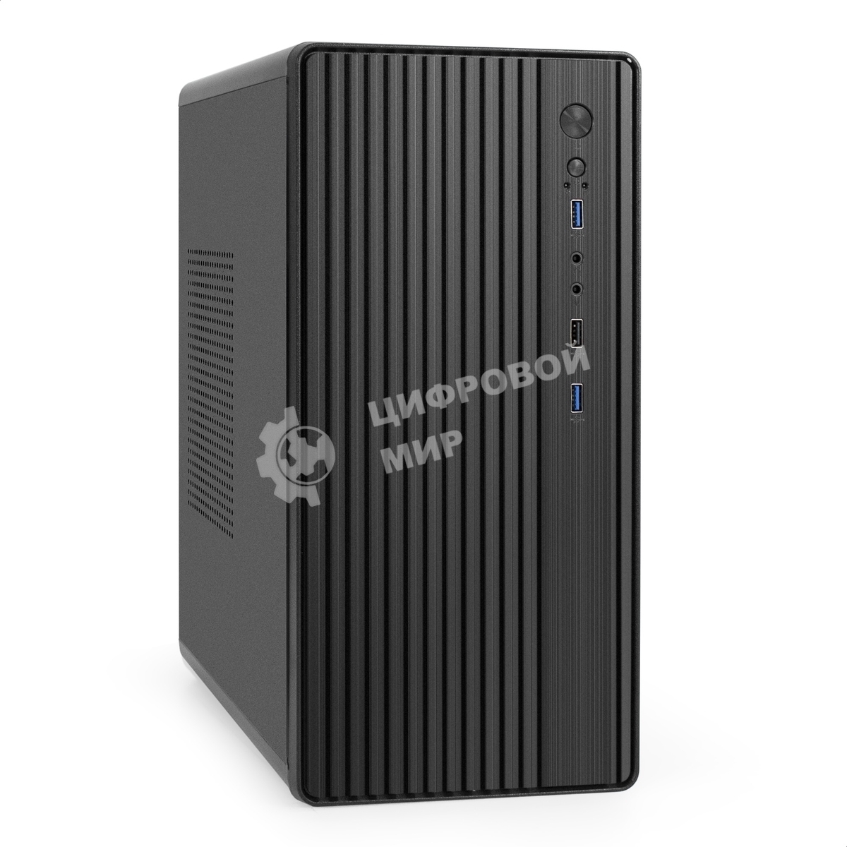 Корпус ExeGate BAA-503U2-UNS500, Mini-Tower, чёрный, 1 x 80/90 мм, БП 500 Вт