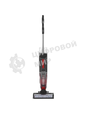 Пылесос вертикальный Atvel F16 Upright серый/красный, питание от аккумулятора, 150 Вт, уборка влажная/сухая, пылесборник 0.45 л