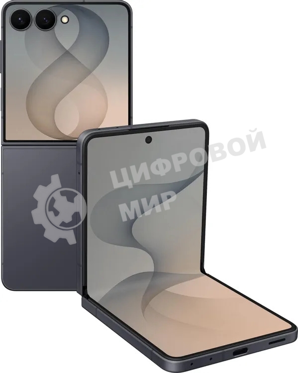 Смартфон Samsung Galaxy Z Flip8 SM-F776B 12Gb, 256Gb, графитовый